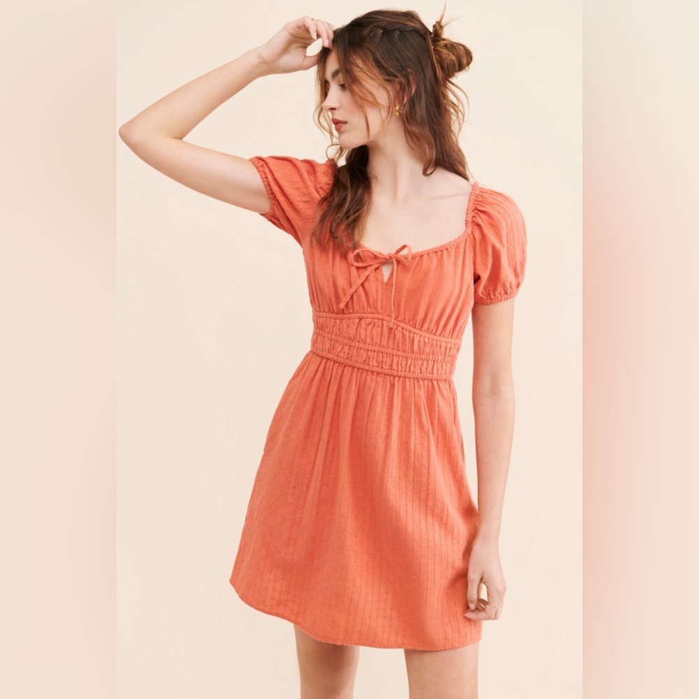 Sophia Tie-Front Mini Dress by Madewell